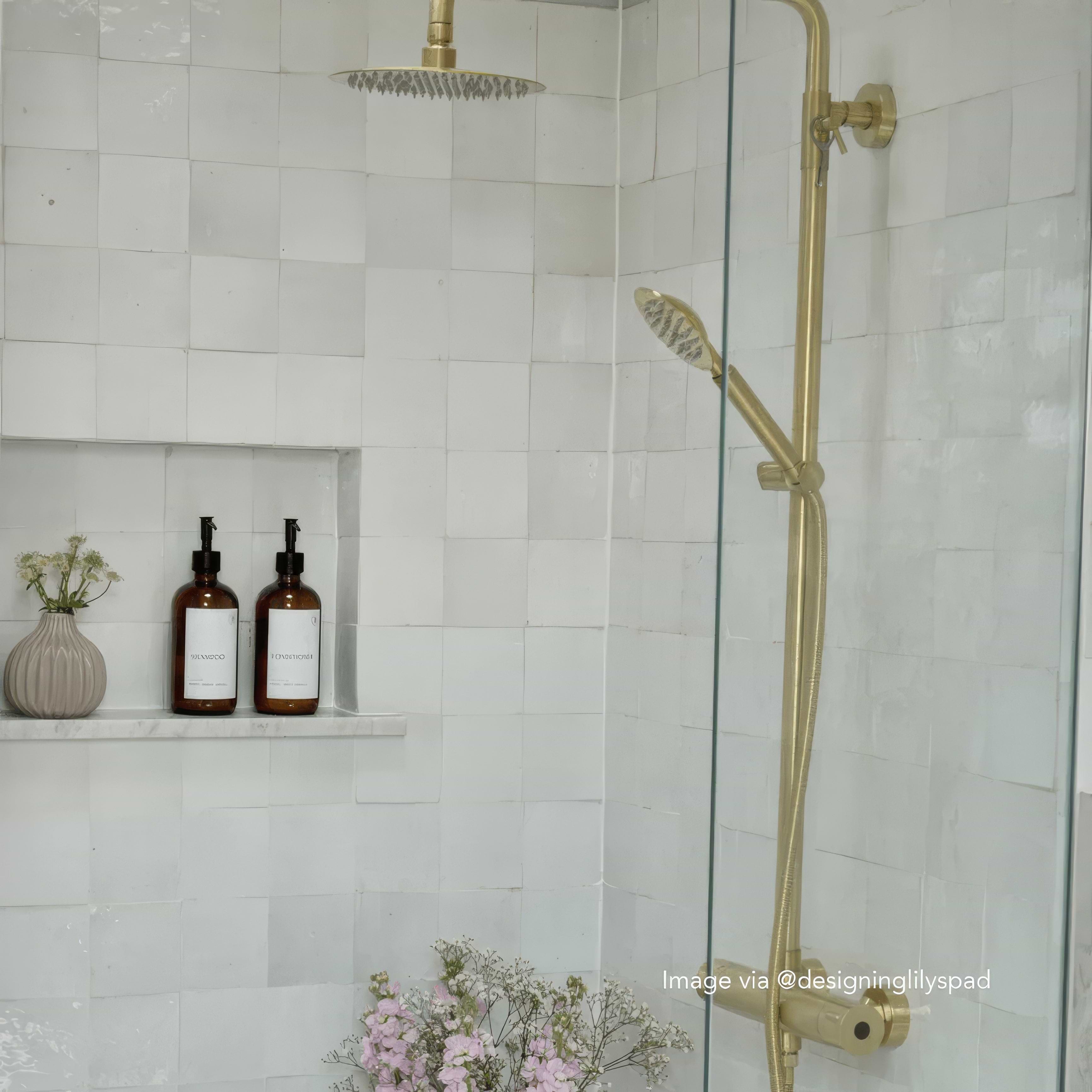 Medina Pure White Zellige By Hyperion Tiles
