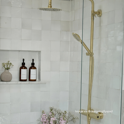 Medina Pure White Zellige By Hyperion Tiles