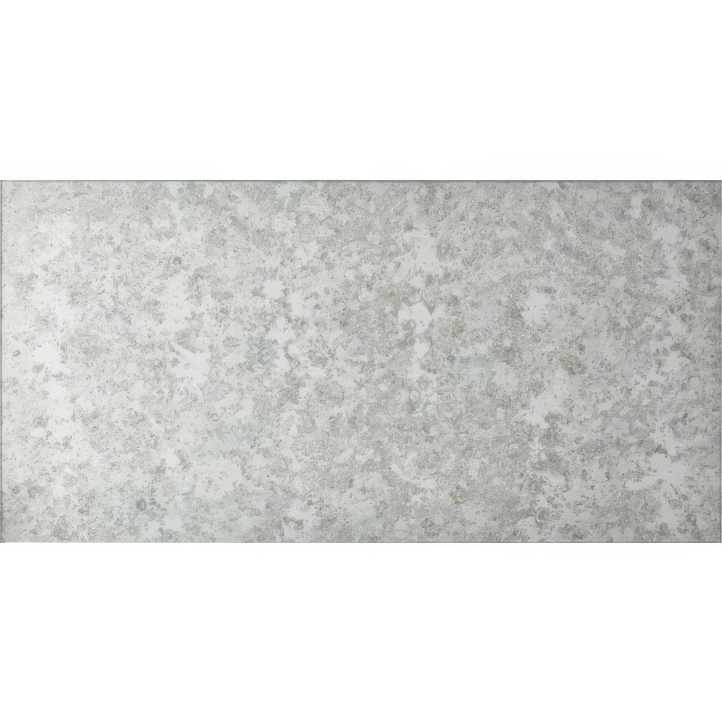 600 x 300mm Large Format Antique Mirror White - Hyperion Tiles