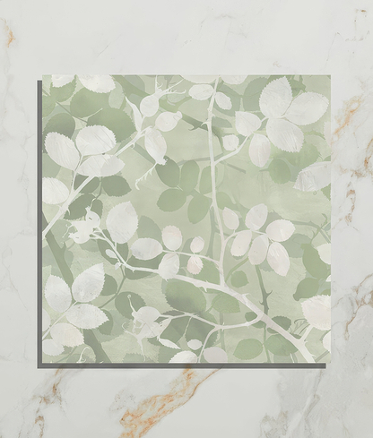 Wild Botanicals Porcelain Green By Clarissa Hulse - Hyperion Tiles