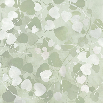 Wild Botanicals Porcelain Green By Clarissa Hulse - Hyperion Tiles