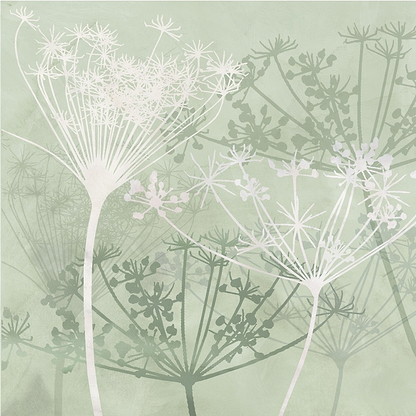 Wild Botanicals Porcelain Green By Clarissa Hulse - Hyperion Tiles
