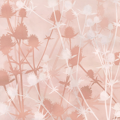 Wild Botanicals Porcelain Pink By Clarissa Hulse - Hyperion Tiles
