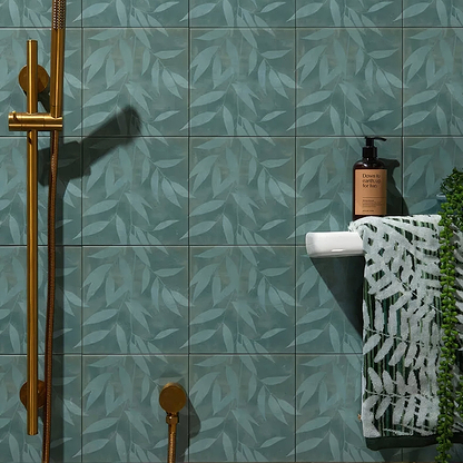 Willow Porcelain Teal By Clarissa Hulse - Hyperion Tiles