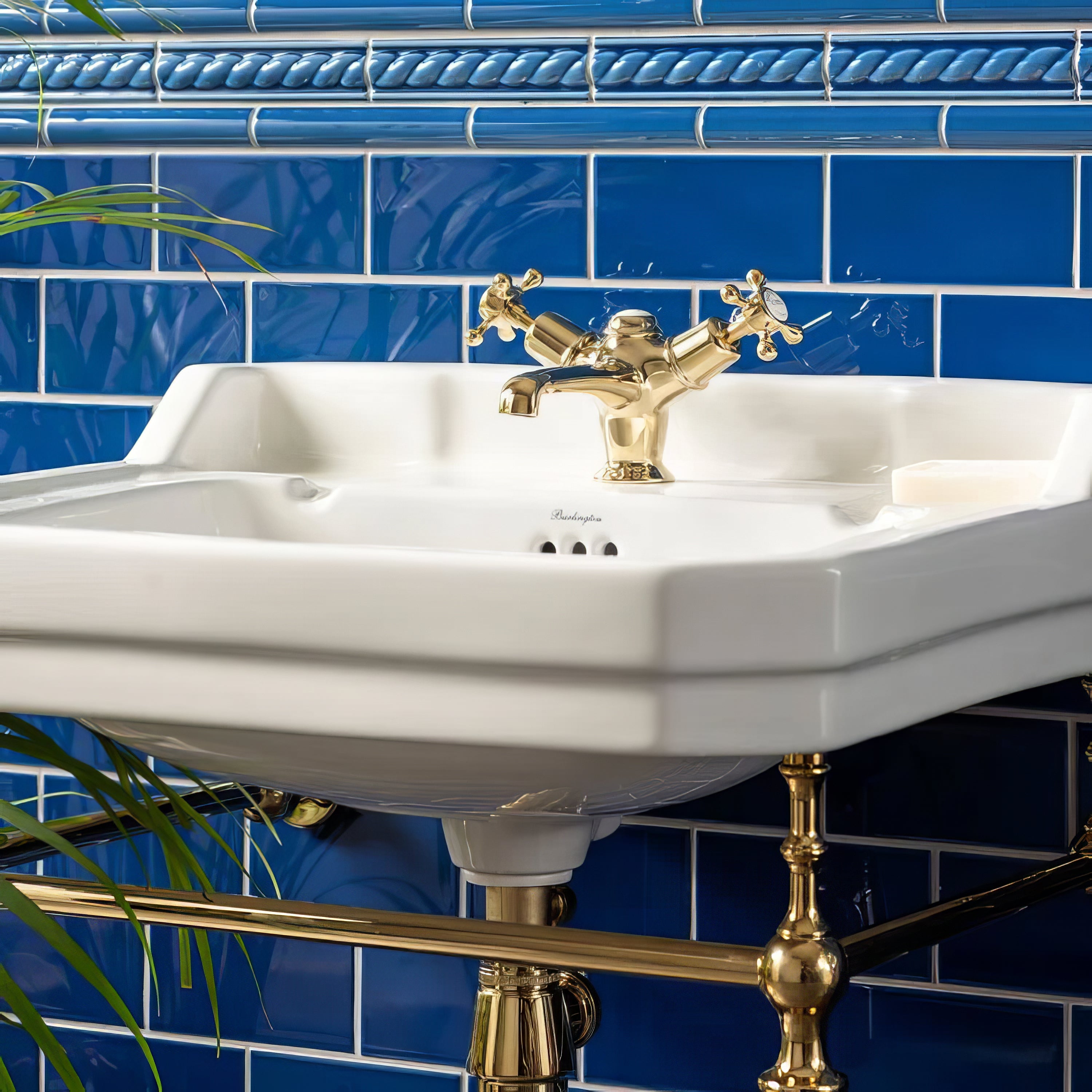 Windsor Blue Half Tile - Hyperion Tiles