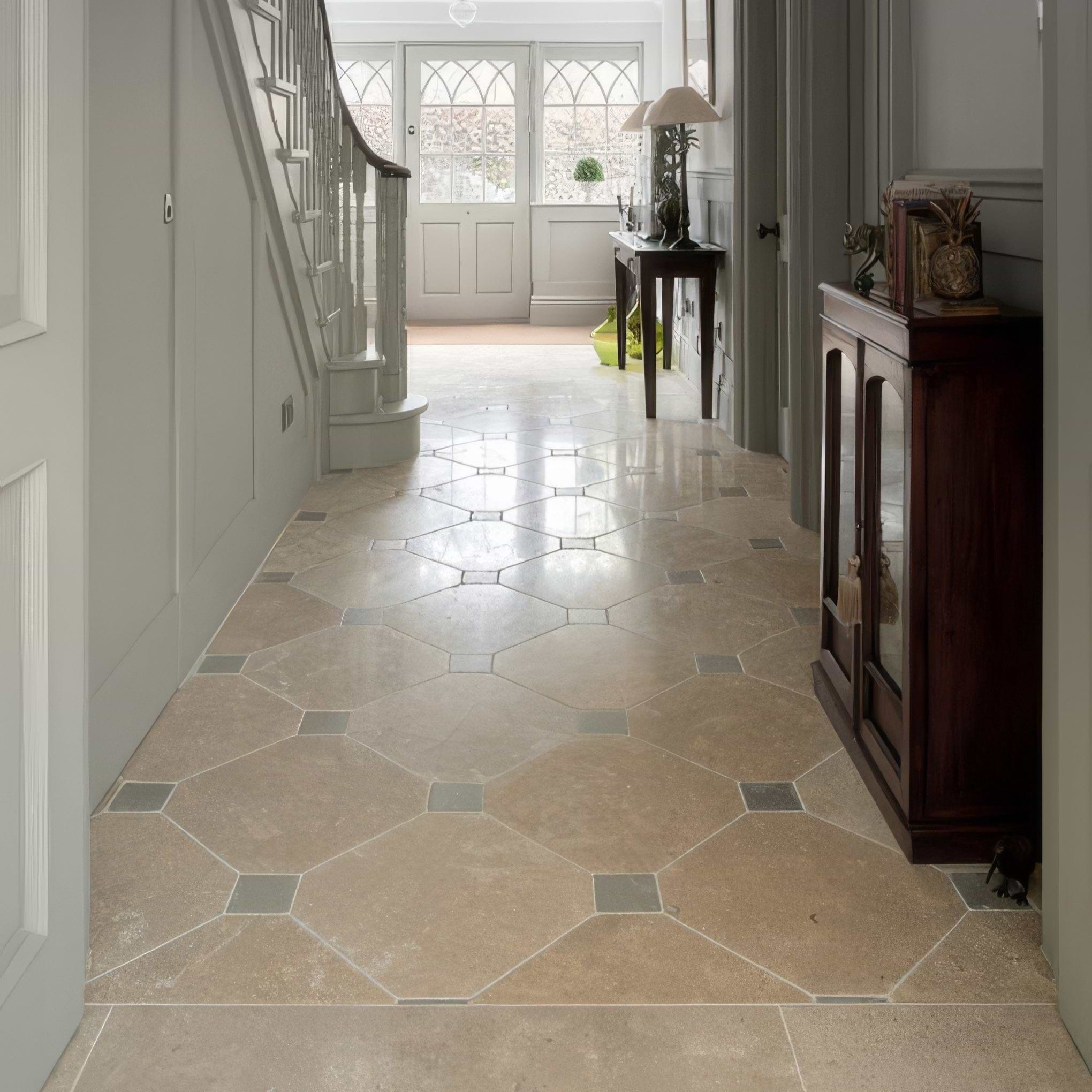 Wychwood Limestone Tumbled Finish 40 x 40cm - Hyperion Tiles