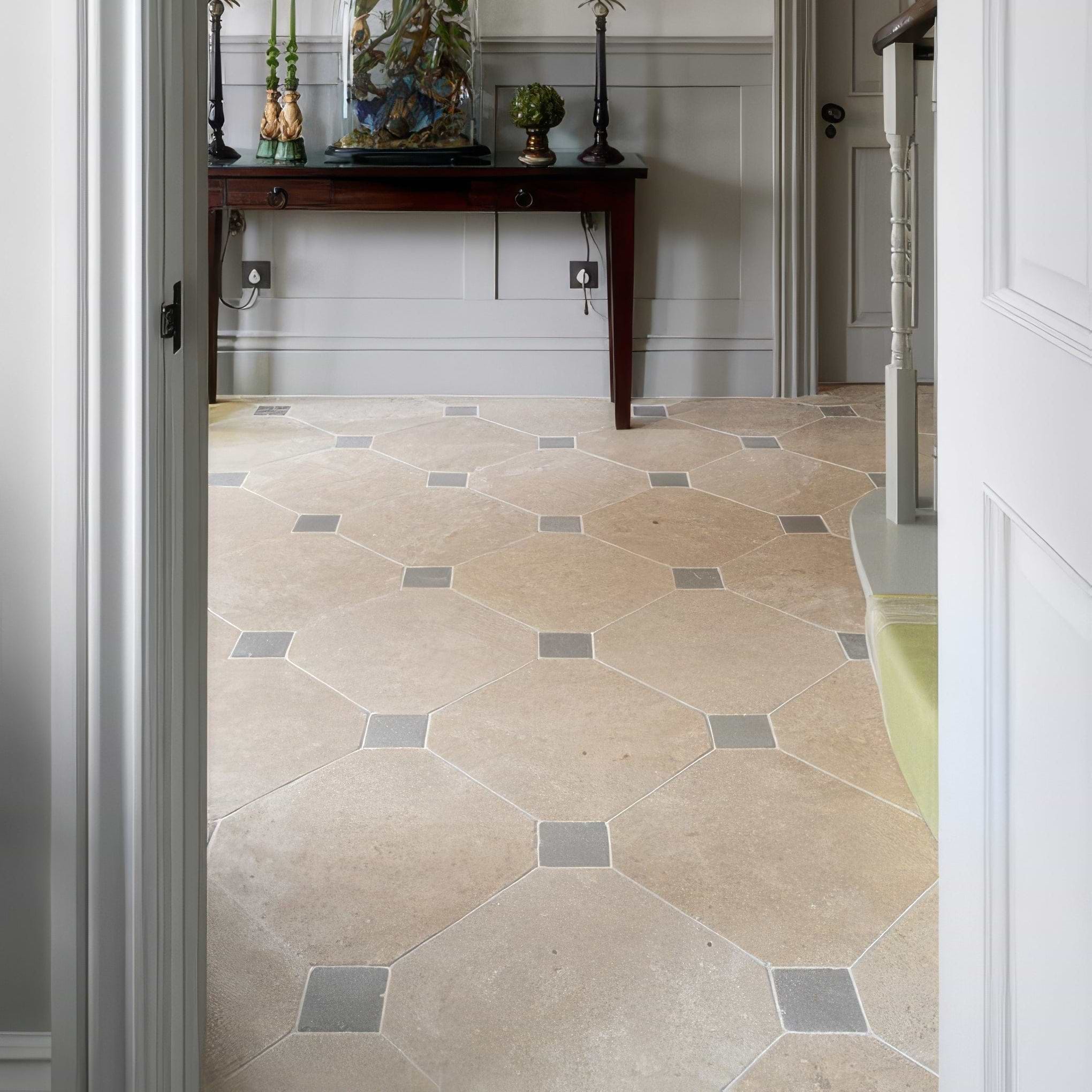 Wychwood Limestone Tumbled Finish 40 x 40cm - Hyperion Tiles