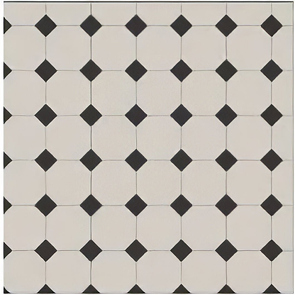 York Black and Dover White - Hyperion Tiles