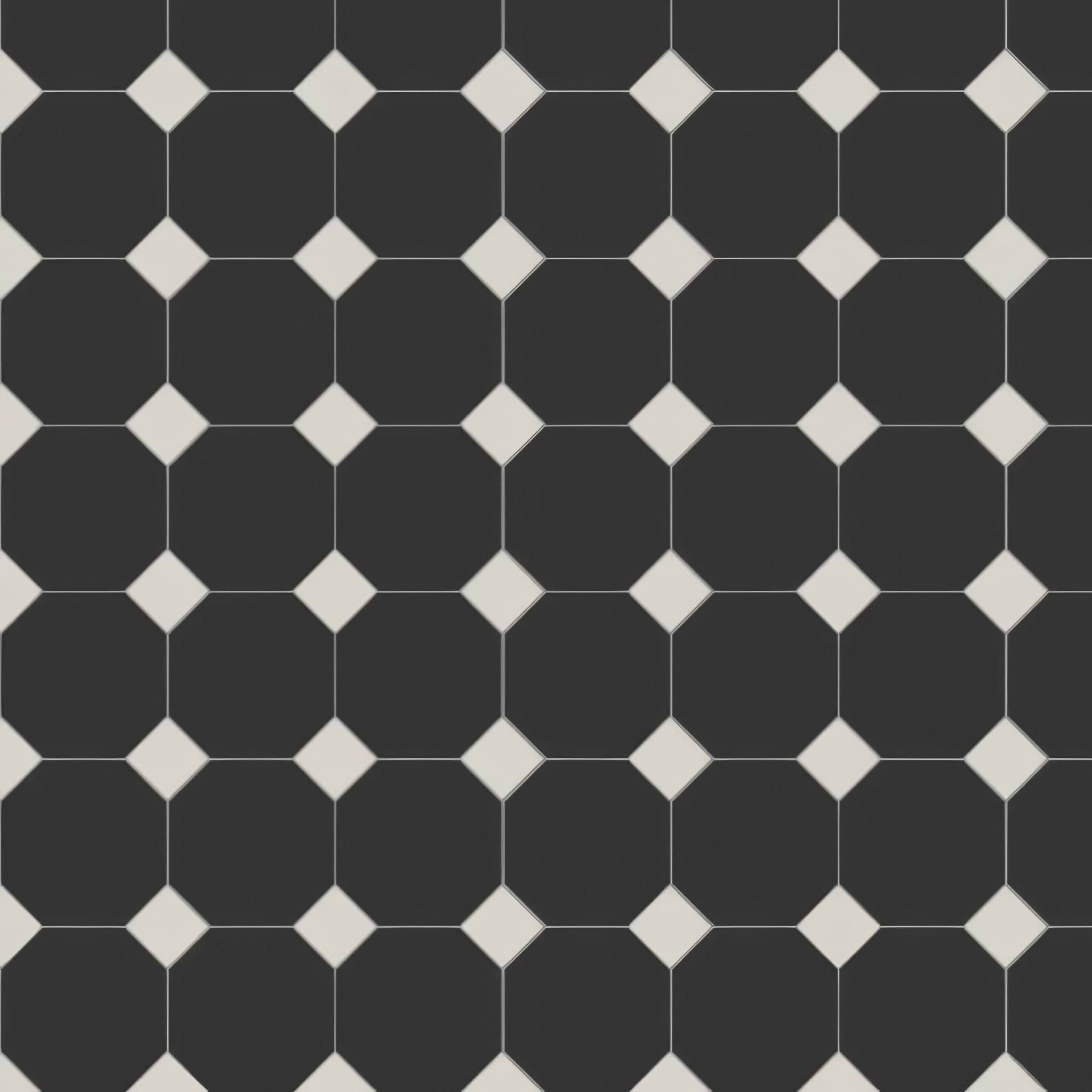 York Black and Dover White Inverted - Hyperion Tiles
