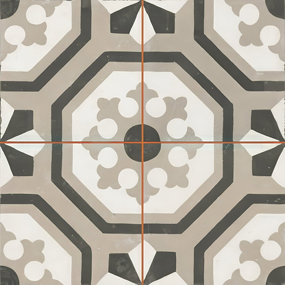 Zayda Grey Matt Vitrified Ceramic 450x450mm - Hyperion Tiles
