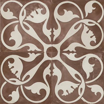 Zayda Mocha Matt Vitrified Ceramic 450x450mm - Hyperion Tiles