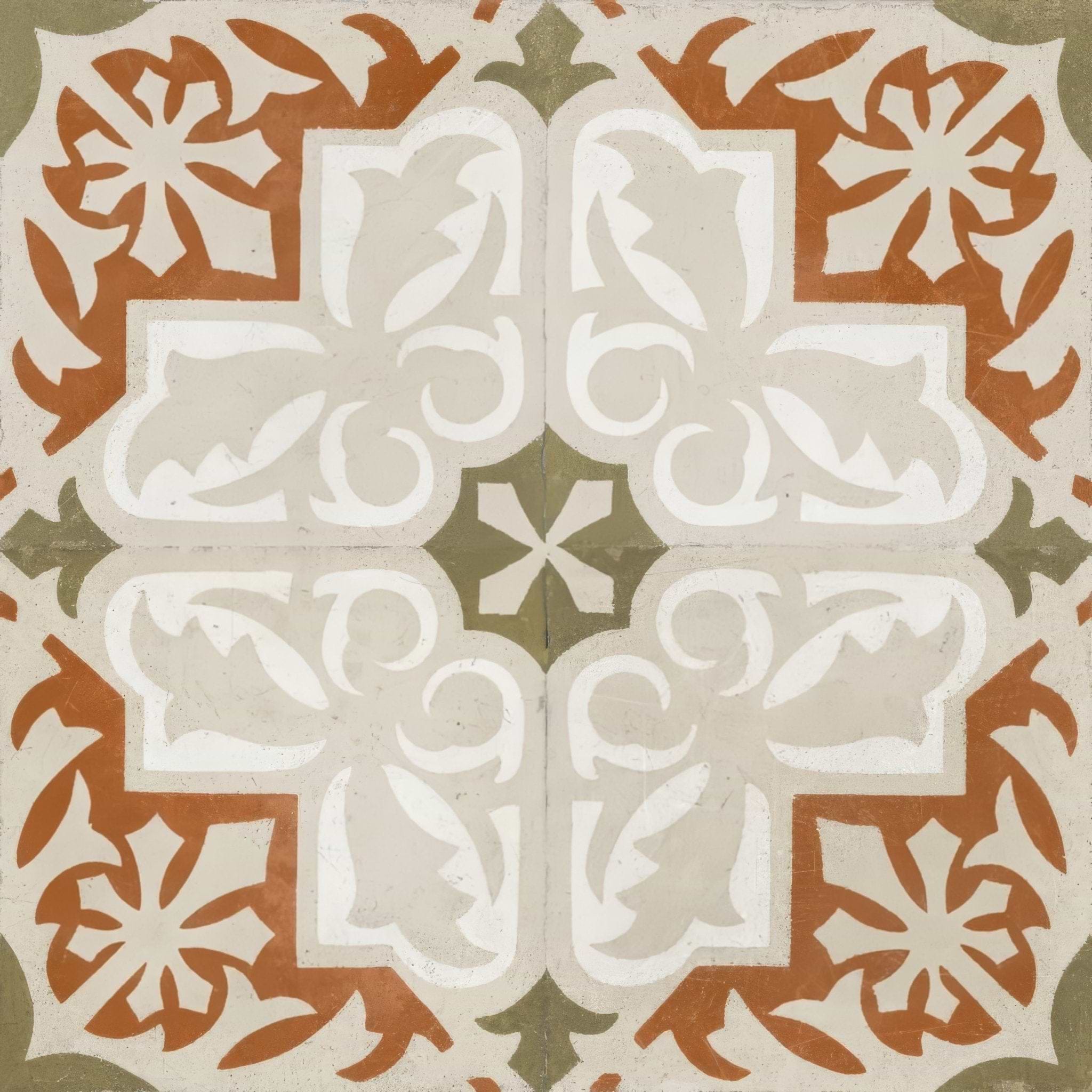 Zayda Terracotta Matt Vitrified Ceramic 450x450mm - Hyperion Tiles