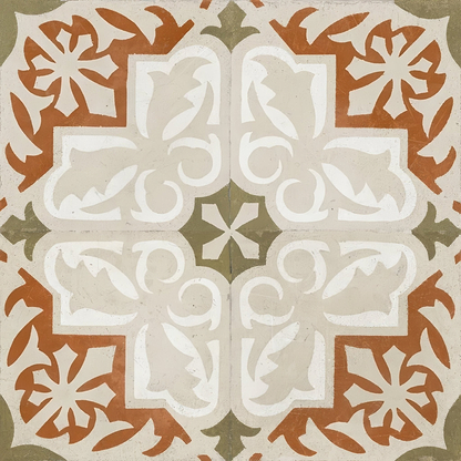Zayda Terracotta Matt Vitrified Ceramic 450x450mm - Hyperion Tiles