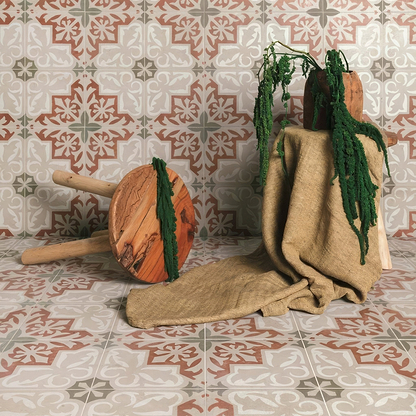 Zayda Terracotta Matt Vitrified Ceramic 450x450mm - Hyperion Tiles