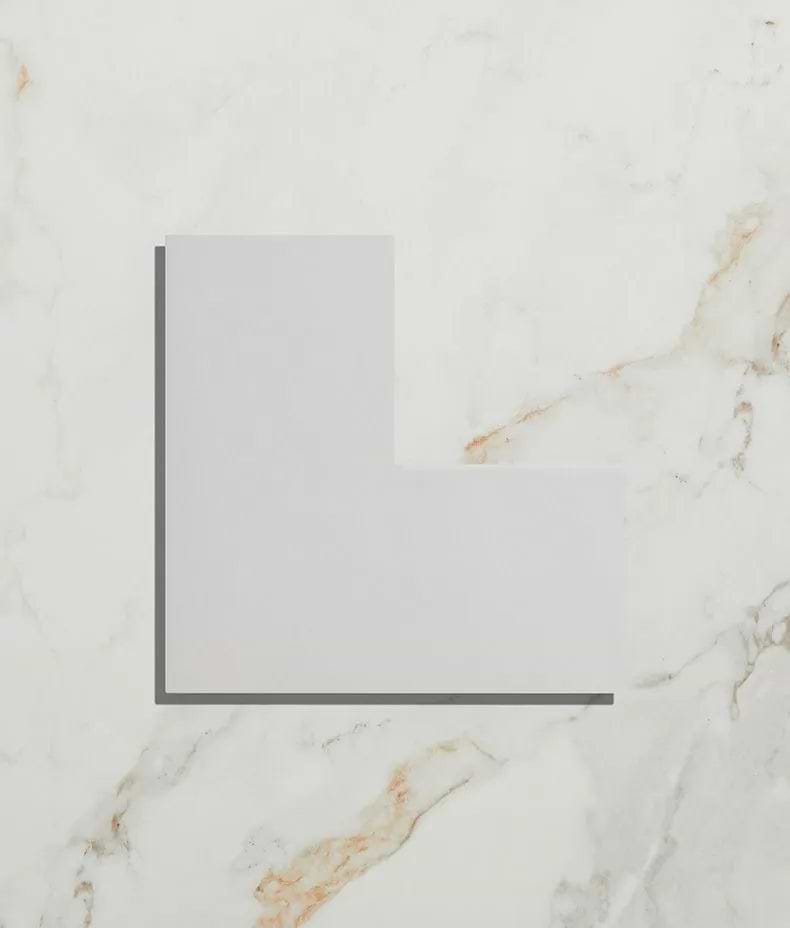 Abstract Porcelain White - Hyperion Tiles
