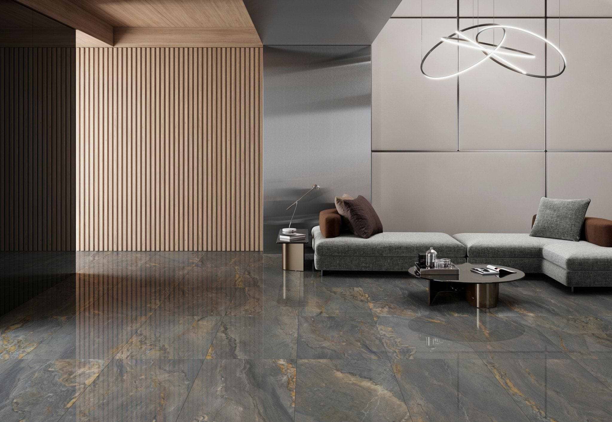 African Gold Polished Porcelain Tiles - Hyperion Tiles