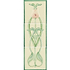 Angelina Pink Tulip 3-Tile Set on Colonial White - Hyperion Tiles