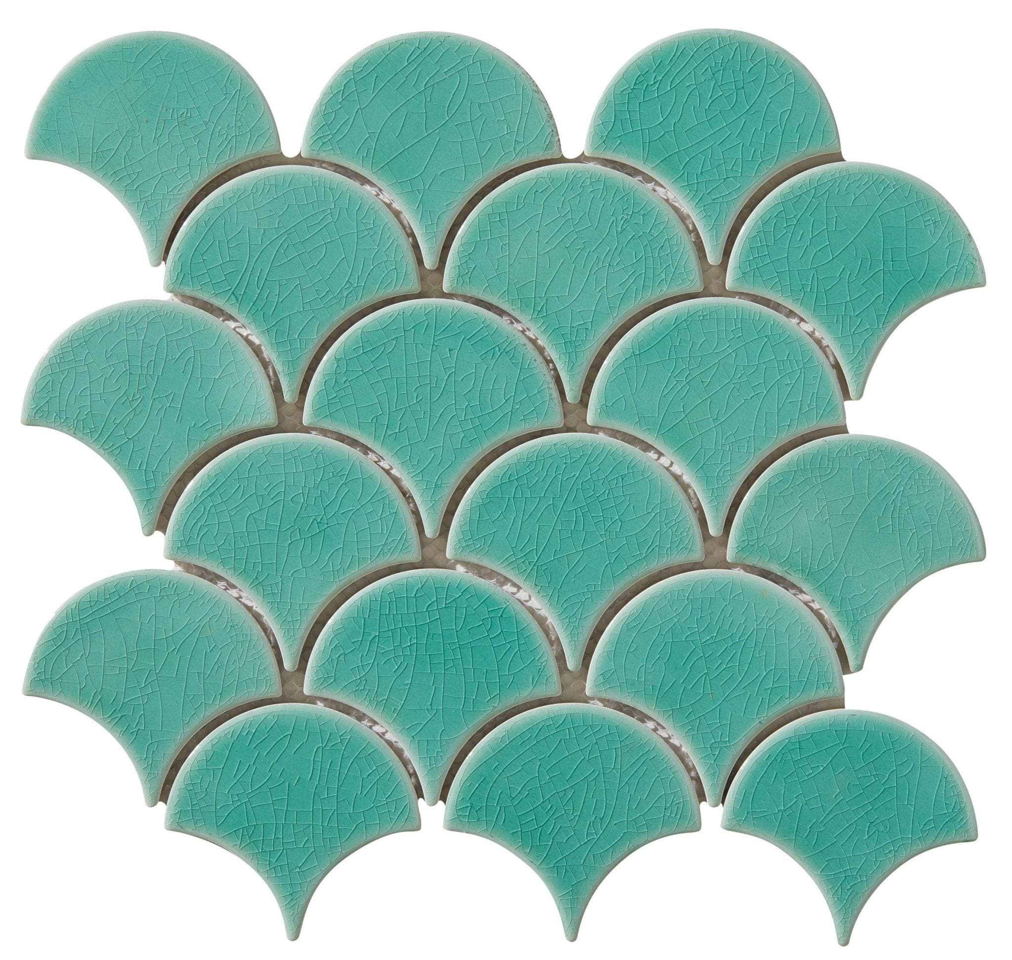 Atlantis Porcelain Mosaic Kiwi - Hyperion Tiles