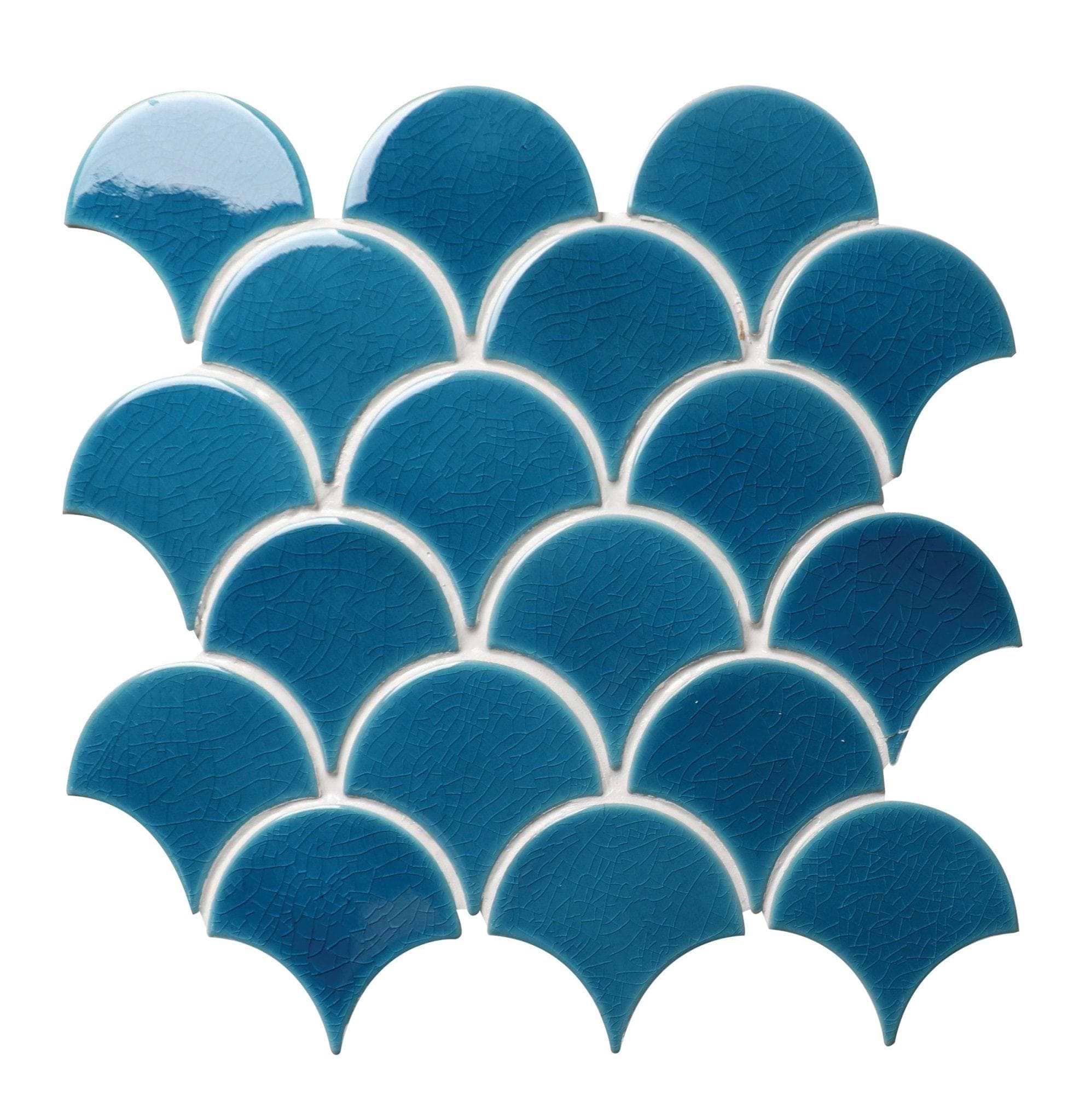 Atlantis Porcelain Mosaic Ultramarine - Hyperion Tiles