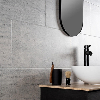 Atrium Marte Grafito Tiles - Hyperion Tiles