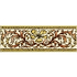 Autumn Foliage Classical Decorative Border on Colonial White - Hyperion Tiles