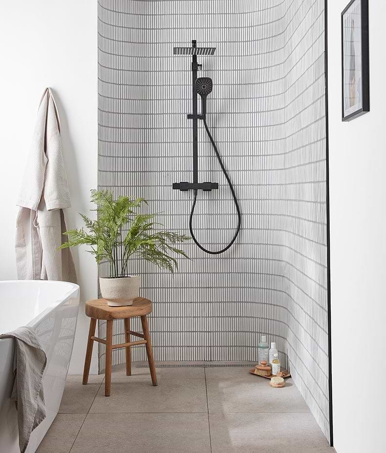 Bamboo Porcelain White - Hyperion Tiles