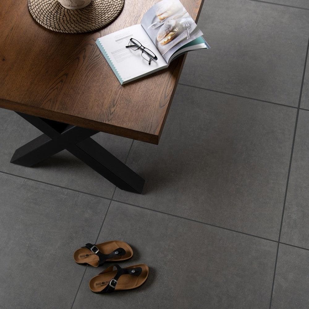 Bestone Dark Grey 80 x 80cm - Hyperion Tiles