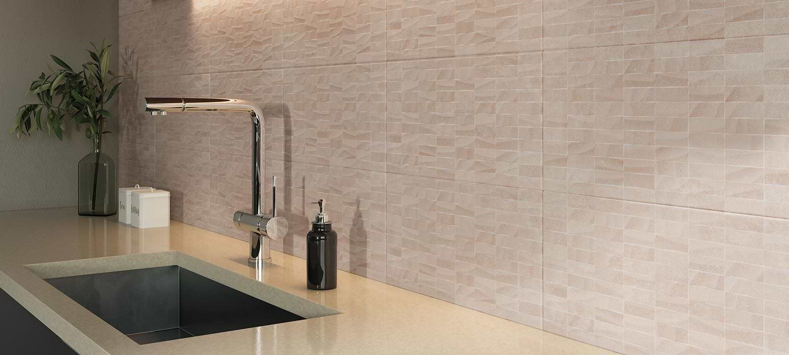 Beton Beige Matt Wall Tiles - Hyperion Tiles