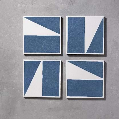 Blue Split Shift One - Hyperion Tiles