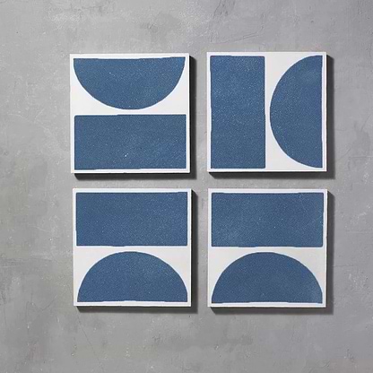 Blue Split Shift Two - Hyperion Tiles