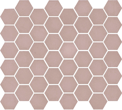 Brasserie Glass Pink Mosaic - Hyperion Tiles