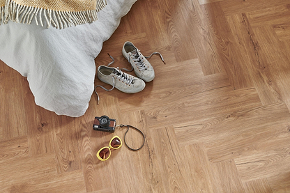 Brecon Vintage Oak Herringbone - Hyperion Tiles