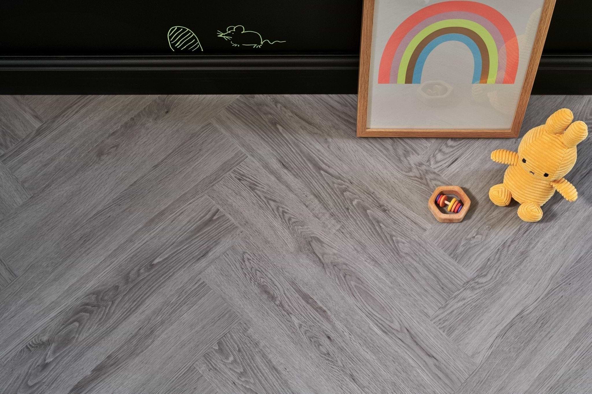 Brecon Whisper Oak Herringbone - Hyperion Tiles