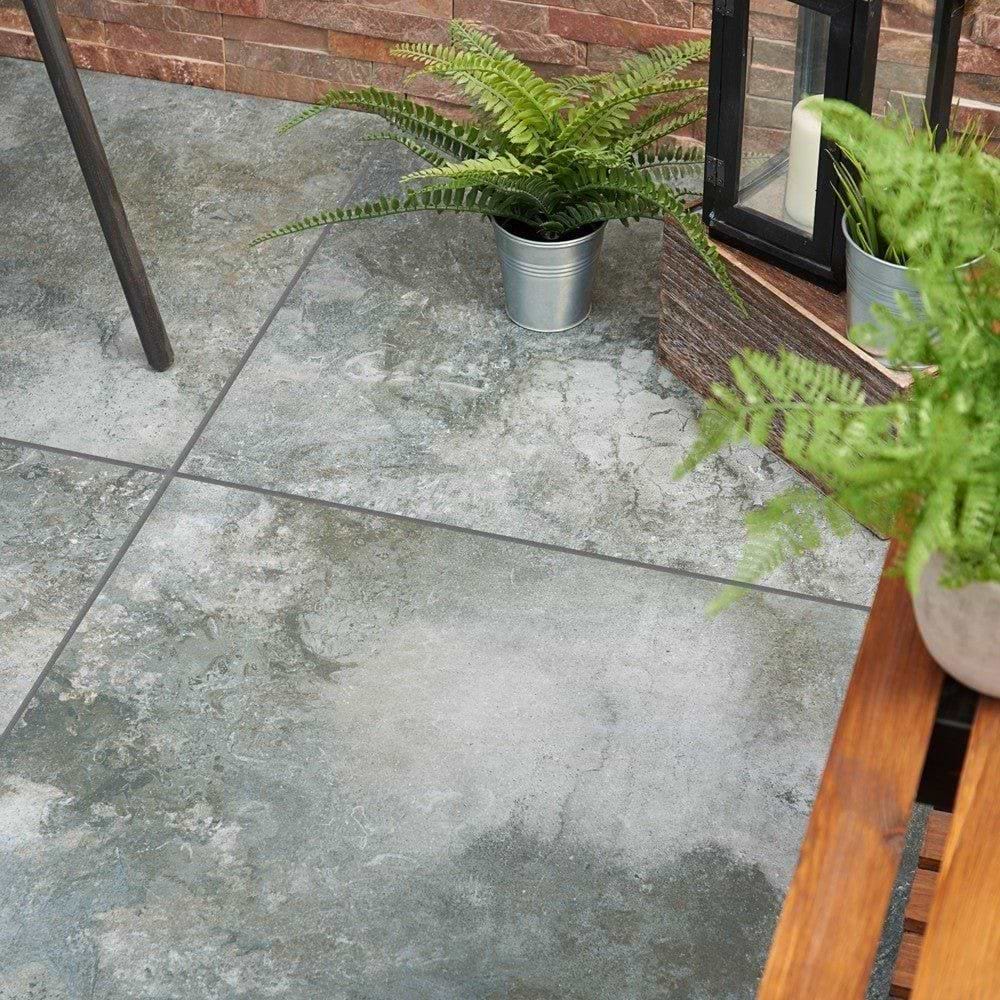 Burlington Blue Slate Porcelain - Hyperion Tiles