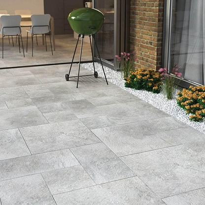 Burlington Silver Slate Porcelain - Hyperion Tiles