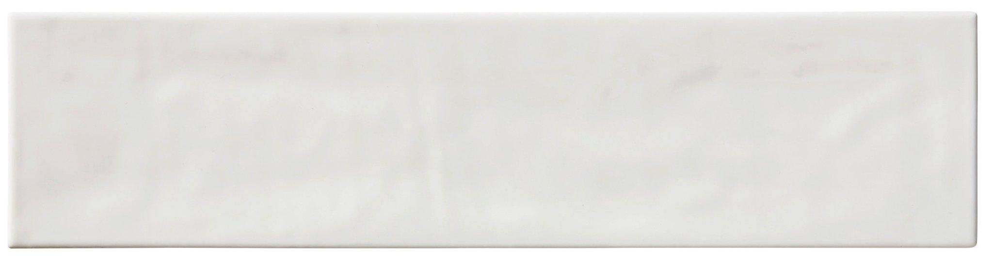 Ca' Pietra Tiles - Ceramic 10 x 40 x 0.9cm Kennet Porcelain Chalk White