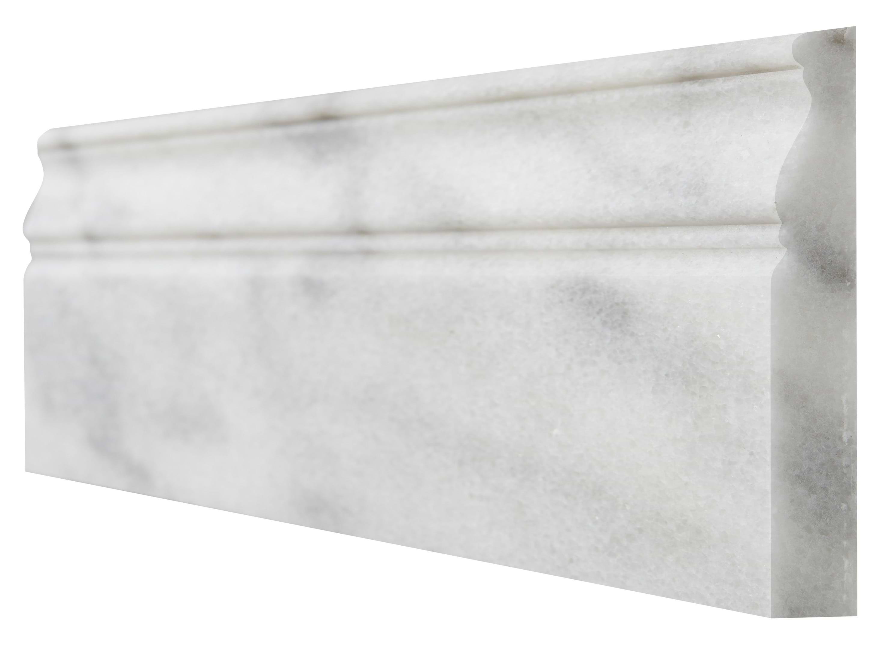 Ca’ Pietra Tiles – Marble Skirting 12.7 x 30.5 x 2cm Long Island Marble Skirting Honed Finish
