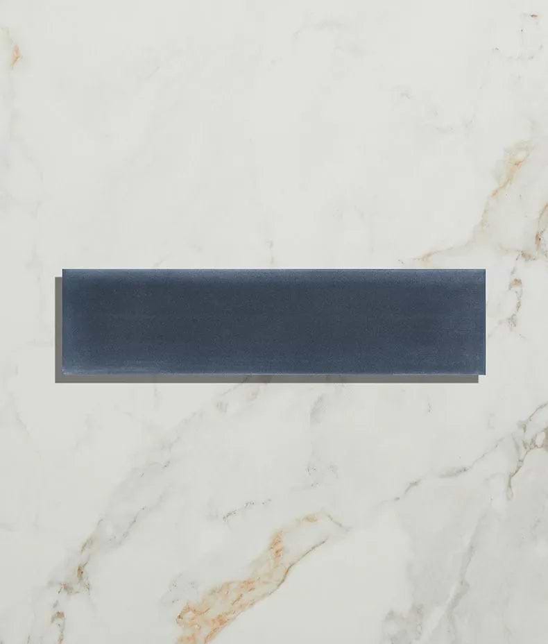 Ca’ Pietra Wall &amp; Floor Tiles 7 x 28 x 0.8cm Medina Brick Porcelain Navy Blue