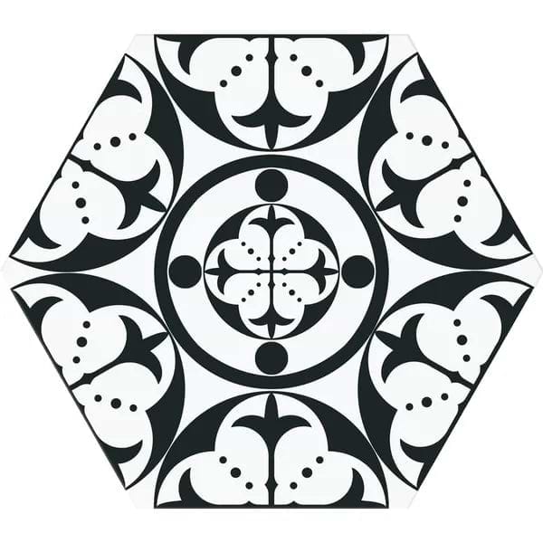 Carnaby Hexagon Black - Hyperion Tiles