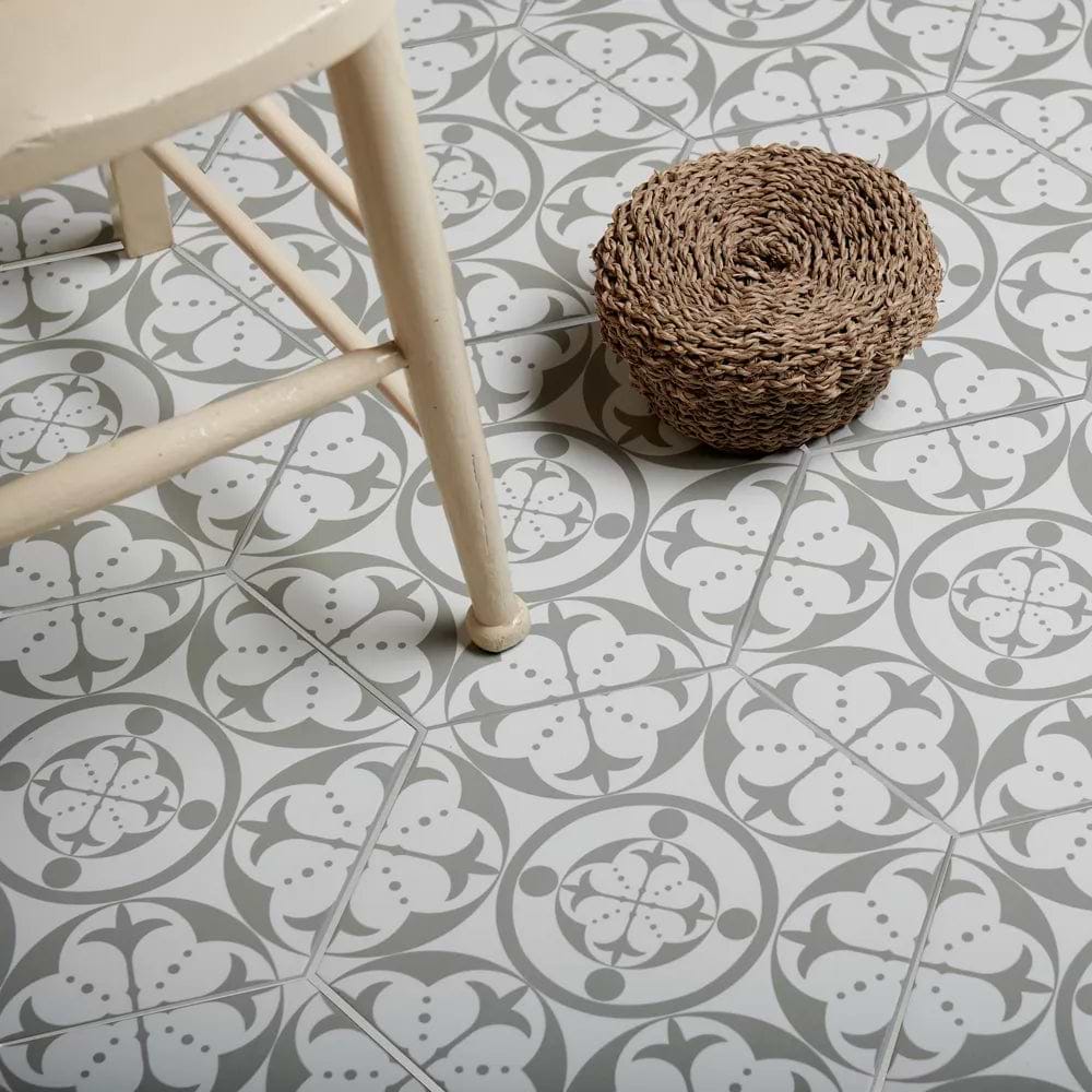 Carnaby Hexagon Grey - Hyperion Tiles