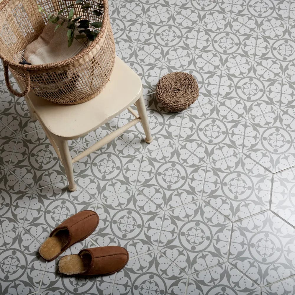Carnaby Hexagon Grey - Hyperion Tiles