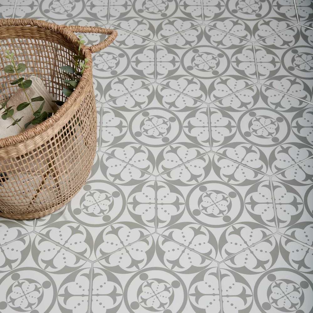 Carnaby Hexagon Grey - Hyperion Tiles