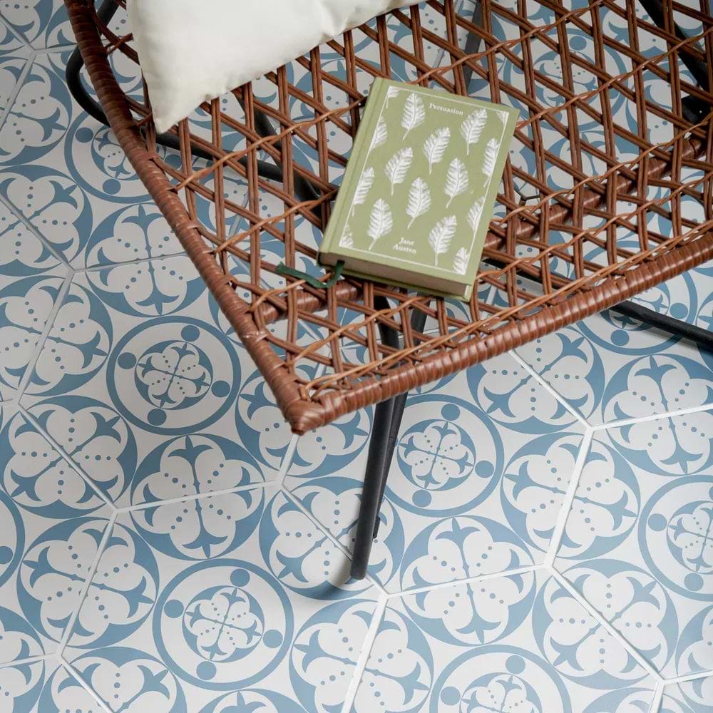 Carnaby Hexagon Sky - Hyperion Tiles