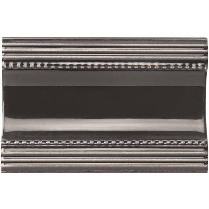 Charcoal Grey Plain Cornice - Hyperion Tiles
