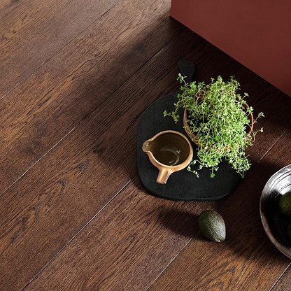 Chepstow Distressed Charcoal Oak 190mm wide - Hyperion Tiles