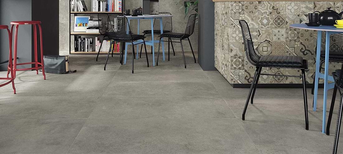 Minoli Wall &amp; Floor Tiles Plain 60 x 60 x 0.8cm Codec Gray Matt 60 x 60cm
