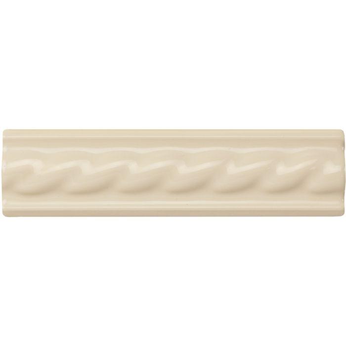 Original Style Tiles - Ceramic 152 x 40mm - Per Piece Colonial White Rope Moulding