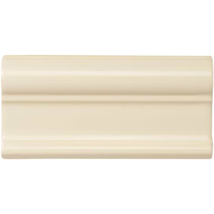 Original Style Tiles - Ceramic 152 x 75mm Colonial White Victoria Moulding