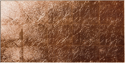 Copper Leaf Bold Decorative Glass - Hyperion Tiles