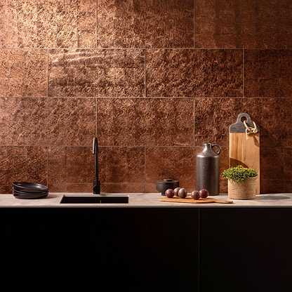 Copper Leaf Ripple - Hyperion Tiles